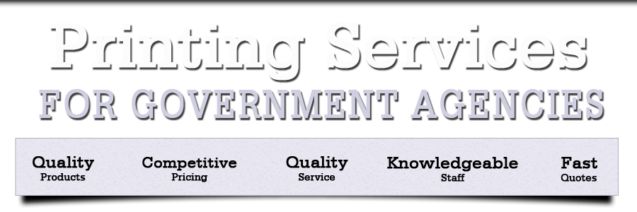 Priting Services For Government Agencies